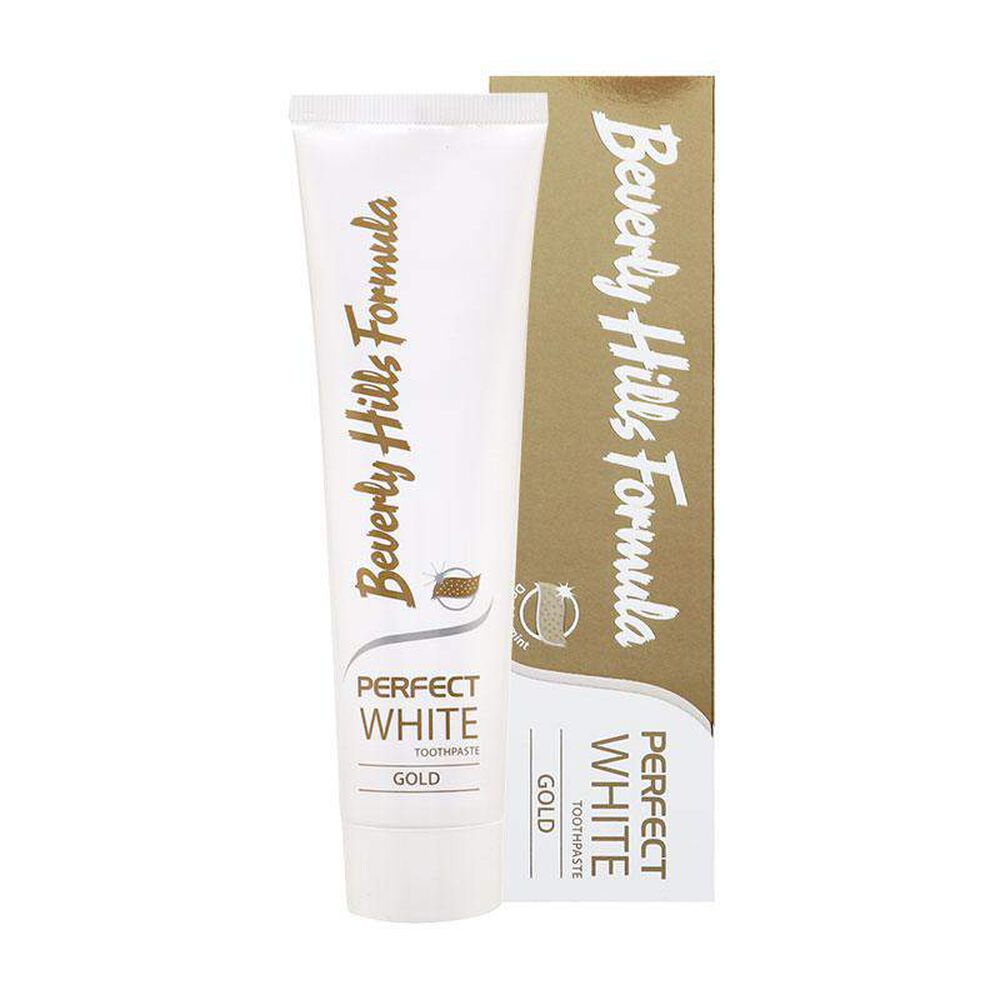 beverly hills perfect white gold toothpaste